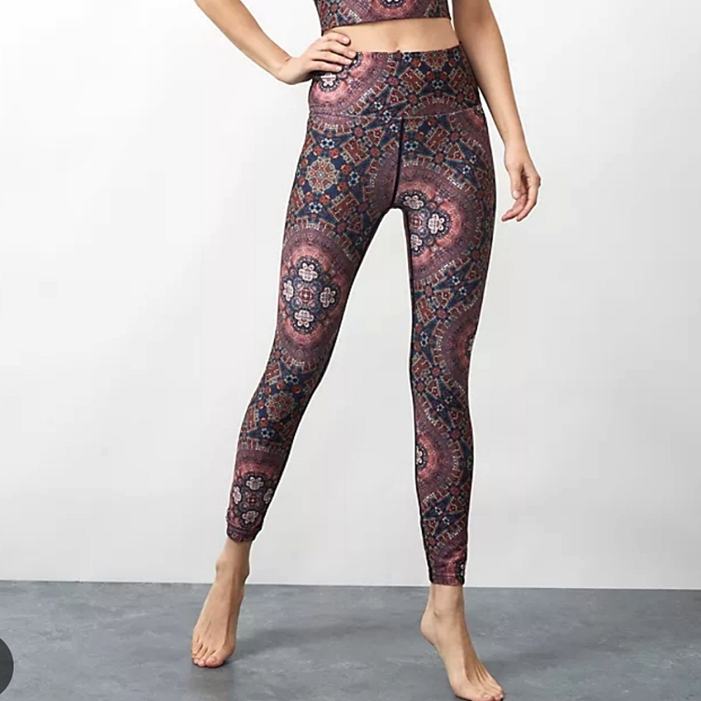 Kachel x Anthropologie high rise leggings bottoms paisley hippie print large